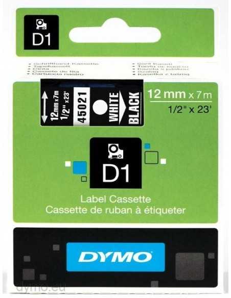 Dymo NASTRO D1 12MMX7M BIA NERO D1 S0720610A 5411313450218 MATERIALE DI CONSUMO