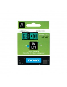 Dymo NASTRO  D1 9MMX7M NERO VERDE D1 S0720740A 5411313409193 MATERIALE DI CONSUMO