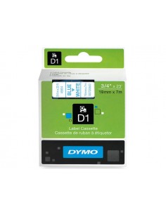Dymo NASTRO D1 19MMX7M BLU BIANCO D1-19 S0720840 5411313452144 MATERIALE DI CONSUMO