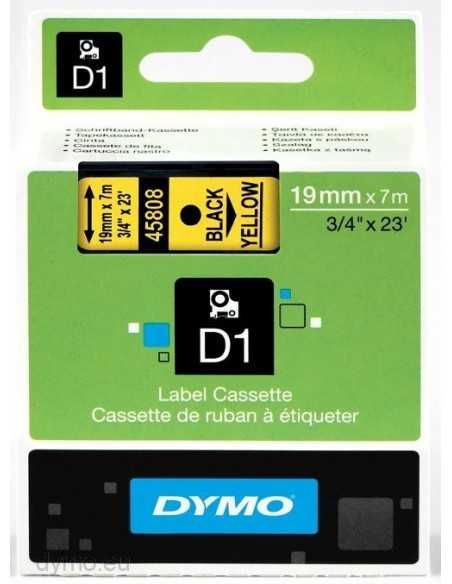 Dymo NASTRO D1 19MMX7M NERO GIALLO D1 S0720880A 5411313452182 MATERIALE DI CONSUMO