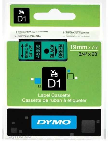 Dymo NASTRO D1 19MMX7M NERO VERDE D1 S0720890A 5411313452199 MATERIALE DI CONSUMO