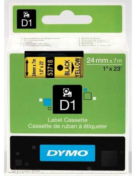 Dymo NASTRO D1 24MMX7M NERO GIALLO D1 S0720980A 5411313537186 MATERIALE DI CONSUMO