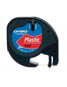Dymo NASTRO LETRATAG 12MMX4M ROSSO LetraTag S0721630A 5411313912037 MATERIALE DI CONSUMO 2