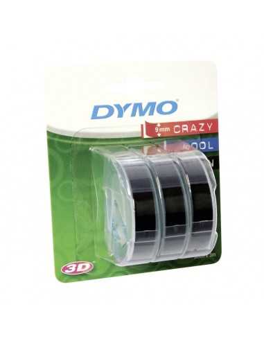 Dymo CF3NASTRI RILIEVO 9MMX3M NERO 3D S0847730A 3501170847732 MATERIALE DI CONSUMO