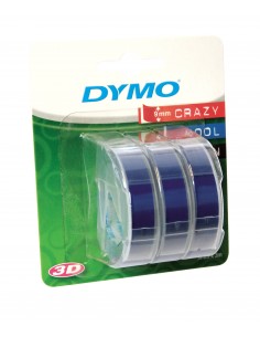 Dymo CF3NASTRI RILIEVO 9MMX3M BLU 3D S0847740A 3501170847749 MATERIALE DI CONSUMO 2