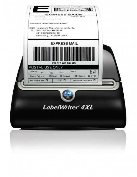 Dymo ETICHETT LABELWRITER 4XL 60MM PB1 LABELWRITER 4XL S0904950 3501170904954 ETICHETTATORI