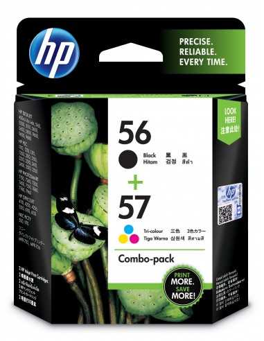 HP Inc CARTUCCE INK 56 57 PACCO MISTO 56 + 57 SA342AE 0882780316492 MATERIALE DI CONSUMO
