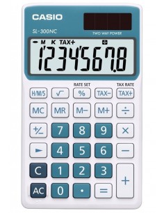 Casio SL-300NC BLU SL-300NC SL-300NCBLU 4971850087359 CALCOLATRICI