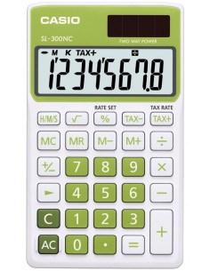 Casio SL-300NC VERDE SL-300NC SL-300NCVERDE 4971850087373 CALCOLATRICI