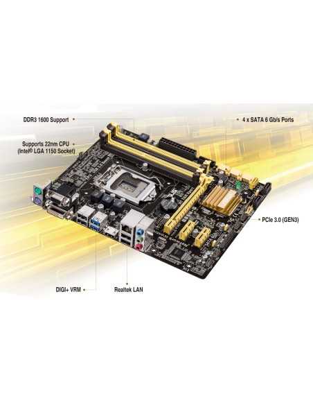 ASUS B85M-G Intel® B85 LGA 1150 (Presa H3) micro ATX