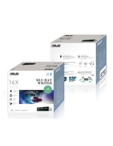 ASUS BW-16D1HT lettore di disco ottico Interno Blu-Ray DVD Combo Nero