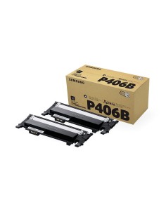 Samsung CLT-P406B cartuccia toner 2 pz Originale Nero