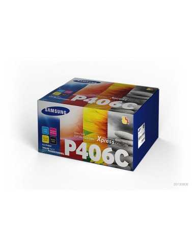 Samsung CLT-P406C cartuccia toner 4 pz Originale Nero, Blu, Magenta, Giallo