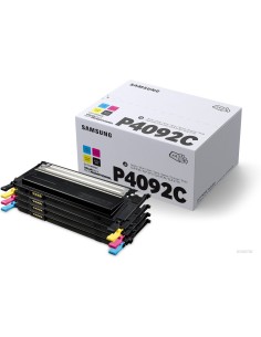 Samsung Confezione da 4 cartucce toner nero ciano magenta giallo originali CLT-P4092C 2