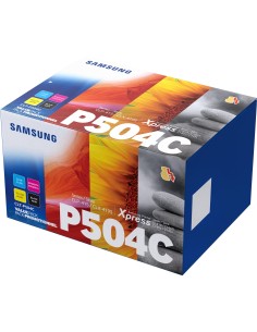 Samsung Confezione da 4 cartucce toner nero ciano magenta giallo originali CLT-P504C