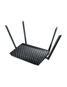 ASUS DSL-AC55U router wireless Gigabit Ethernet Dual-band (2.4 GHz 5 GHz) 3G 4G Nero