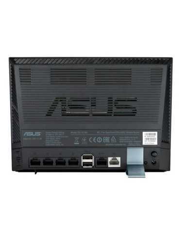 ASUS DSL-AC56U router wireless Gigabit Ethernet Dual-band (2.4 GHz 5 GHz) 3G 4G Nero