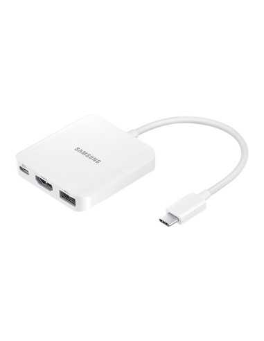 Samsung EE-PW700 0,15 m USB tipo-C USB Type-C, USB 3.0, HDMI Bianco
