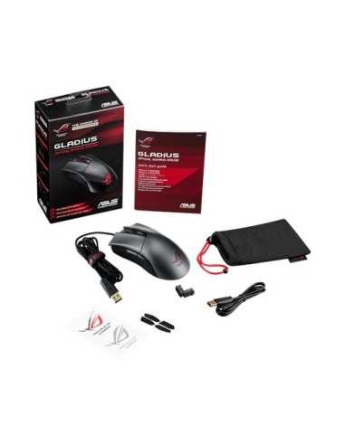 ASUS Rog Gladius mouse Mano destra USB tipo A Ottico 6400 DPI