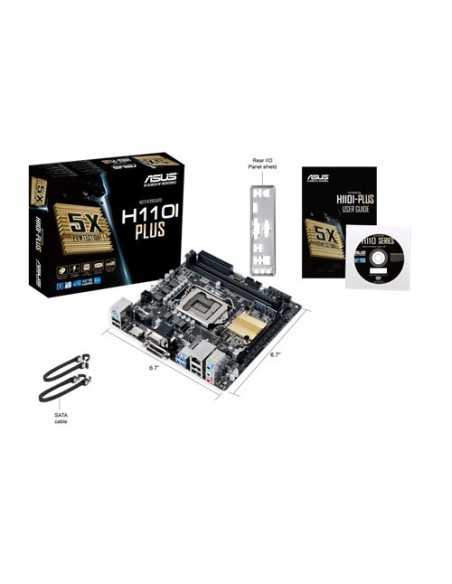ASUS H110I-Plus Intel® H110 LGA 1151 (Presa H4) mini ITX