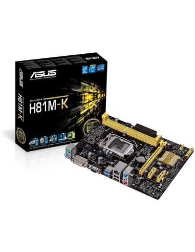 ASUS H81M-K Intel® H81 LGA 1150 (Presa H3) micro ATX