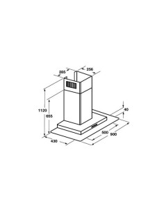 Samsung HC9247TG cappa aspirante Cappa aspirante a parete Acciaio inossidabile 756 m³ h 2