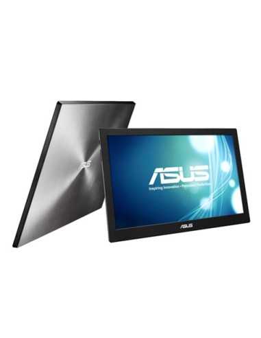 ASUS MB168B 39,6 cm (15.6") 1366 x 768 Pixel WXGA LED Nero, Argento