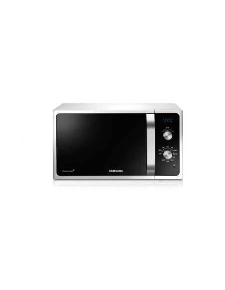 Samsung MG23F301ECW forno a microonde Superficie piana Microonde con grill 23 L 800 W Nero, Bianco