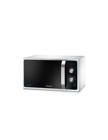 Samsung MG23F301ECW forno a microonde Superficie piana Microonde con grill 23 L 800 W Nero, Bianco