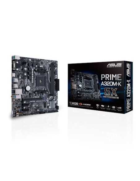 ASUS MB PRIME A320M-K AMD A320 Presa AM4 micro ATX