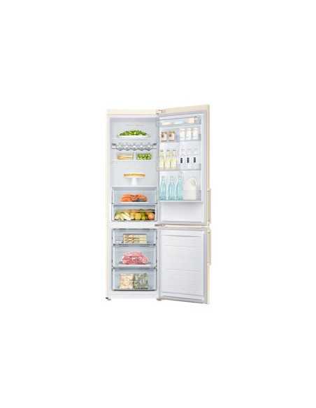 Samsung RB37J5315EF frigorifero con congelatore Libera installazione 376 L E Sabbia