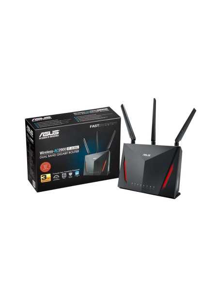 ASUS RT-AC86U router wireless Gigabit Ethernet Dual-band (2.4 GHz 5 GHz) 4G Nero