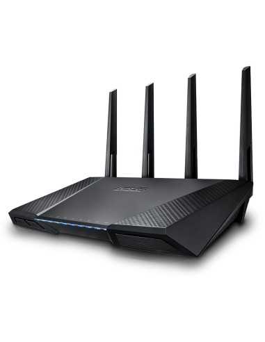 ASUS RT-AC87U router wireless Gigabit Ethernet Dual-band (2.4 GHz 5 GHz) Nero