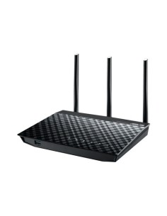 ASUS RT-N18U router wireless Gigabit Ethernet Banda singola (2.4 GHz) Nero