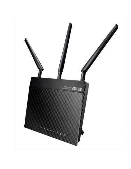 ASUS RT-N66U router wireless Gigabit Ethernet Dual-band (2.4 GHz 5 GHz) 4G Nero