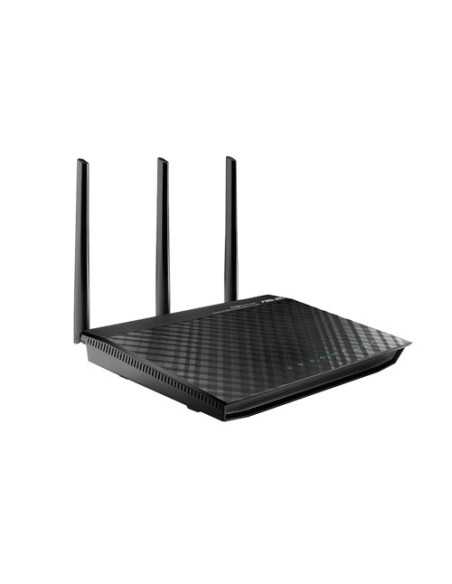 ASUS RT-N66U router wireless Gigabit Ethernet Dual-band (2.4 GHz 5 GHz) 4G Nero