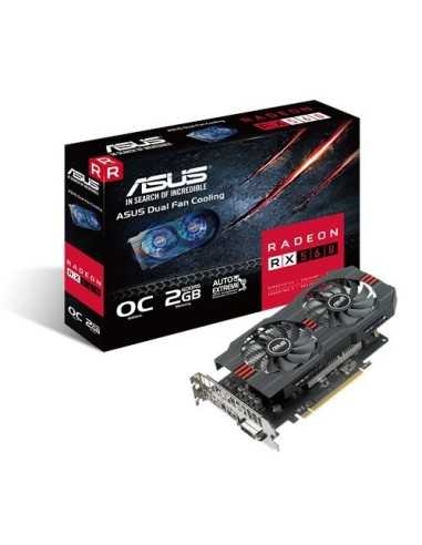 ASUS RX560-O2G scheda video AMD Radeon RX 560 2 GB GDDR5