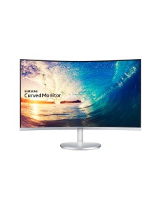 Samsung C27F591FDU 68,6 cm (27") 1920 x 1080 Pixel Full HD LED Argento, Bianco