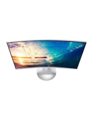 Samsung C27F591FDU 68,6 cm (27") 1920 x 1080 Pixel Full HD LED Argento, Bianco