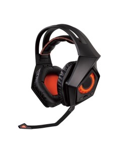 ASUS ROG Strix Wireless Auricolare Con cavo e senza cavo A Padiglione Giocare Nero, Arancione 2