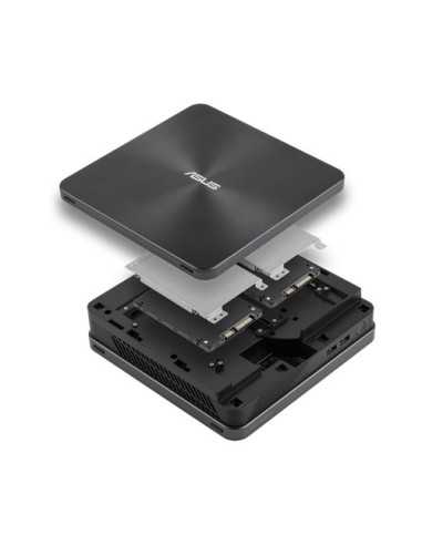 ASUS VivoMini VC65-G172Z PC stazione di lavoro DDR3L-SDRAM i3-6100T mini PC Intel® Core™ i3 4 GB 128 GB SSD Windows 10 Pro