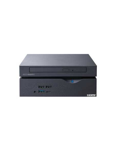 ASUS VivoMini VC66-B047Z PC stazione di lavoro DDR4-SDRAM i3-7100T mini PC Intel® Core™ i3 4 GB 500 GB HDD Windows 10 Pro Nero