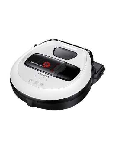 Samsung SR10M701IUW aspirapolvere robot 0,3 L Senza sacchetto Nero, Bianco