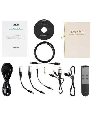 ASUS Essence III 2.0 canali Casa Nero, Argento