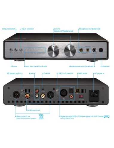 ASUS Essence III 2.0 canali Casa Nero, Argento
