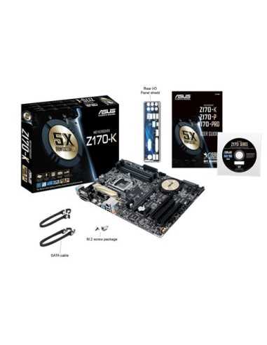 ASUS Z170-K Intel® Z170 LGA 1151 (Presa H4) ATX