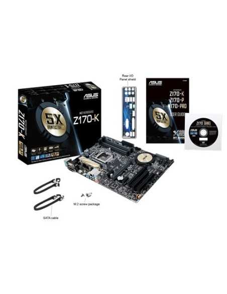 ASUS Z170-K Intel® Z170 LGA 1151 (Presa H4) ATX