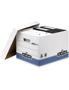 Fellowes 0026101 scatola per la conservazione di documenti Blu, Bianco