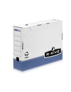 Fellowes 0026401 scatola per la conservazione di documenti Blu, Bianco
