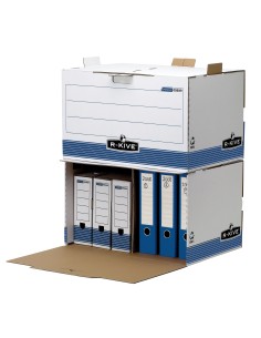 Fellowes 0029901 scatola per la conservazione di documenti Blu, Bianco